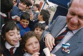 Ministro de Educación Visita a Escuela de Conchalí