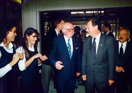 Ricardo Lagos en Colegio Alemán de Santiago (DS)