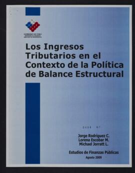 Los Ingresos Tributarios en el Contexto de la Política de Balance Estructural