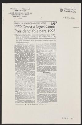 Carpeta que contiene recortes de prensa de 01 de diciembre a 28 de diciembre de 1990 relativos a ...