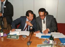 Seminario en que participa Ricardo Lagos con A. Aranibar