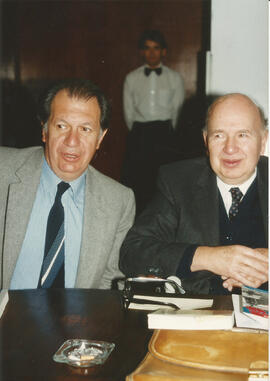 Ricardo Lagos y Felipe Herrera