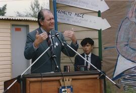 Ministro de Educación Visita a Escuela de Conchalí