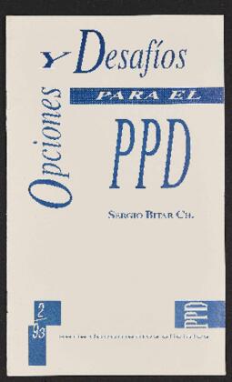 Opciones y Desafíos para el Partido Por la Democracia. Intervención de Sergio Bitar
