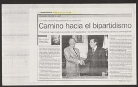 Camino hacia el bipartidismo. Artículo de prensa