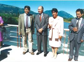 Inauguración Puente El Retiro, Temuco por el sr. Ministro de Obras Públicas