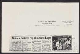 Artículos de prensa de 10 enero de 1992 a 30 de octubre de 1992 relativos a Precandidato presiden...