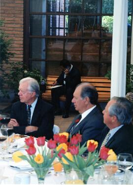 Desayuno con Presidente Jimmy Carter en su Visita a Chile