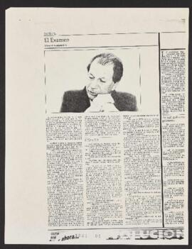 Artículos de prensa de febrero de 1990 a diciembre de 1991 relativos a contingencia política rela...