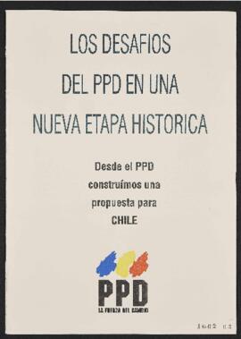 Desafíos del Partido Por la Democracia en Nueva Etapa Histórica. Intervención de Sergio Bitar