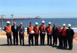 La Presidenta Michelle Bachelet, en la inauguración de la primera Planta de Gas Natural Licuado G...