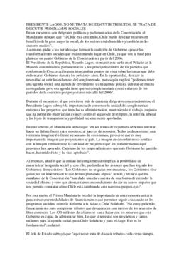 Reunión con dirigentes de la Concertación