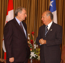 Reunión Presidente de la República con Primer Ministro de Canada