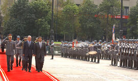 Visita Presidente de Ecuador Sr. Lucio Gutiérrez y Señora Ximena Bohórquez