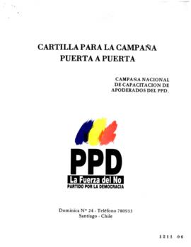 Cartilla para Campaña Puerta a Puerta