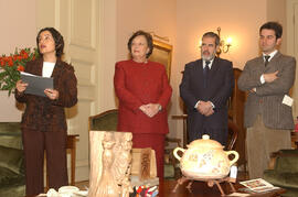 Premiación del Concurso Nacional de Artesanía inspirado en Pablo Neruda, Gabinete señora Luisa Durán