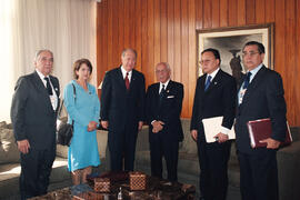 Reunión con el Presidente de Bolivia, XI Asamblea Plenaria Brasilia 2000