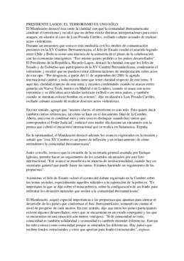 Clausura XV Cumbre Iberoamericana