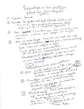 Propuestas para una nueva Constitución. Anotaciones de Ricardo Lagos