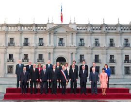 Última Fotografía Oficial con Gabinete de Ministros