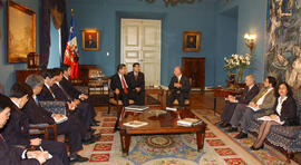 Presidente Ricardo Lagos con Vice Primer Ministro Chino