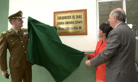 Visita nuevas dependencias de la Subcomisaría de Caldera