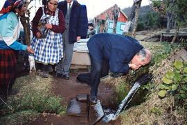 Visita a familias Pehuenches (hermanas Quintraman) Ralco