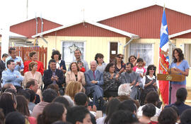 Inauguración del Conjunto Habitacional Villa Los Alcaldes, Valdivia
