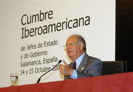 Conferencia de Prensa al finalizar la XV Cumbre Iberoamericana