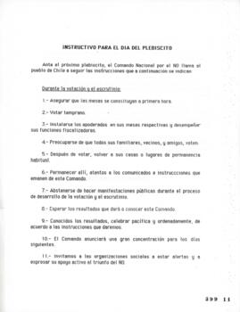 Instructivo para el día del plebiscito.