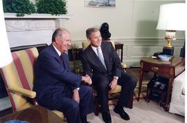 Reunión con el Presidente George W. Bush