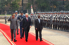 Ceremonia de Bienvenida al Presidente de Sudáfrica