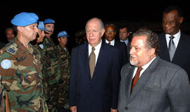 Presidente Ricardo Lagos Visita Haití