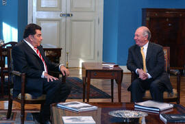 Presidente Ricardo Lagos Recibe en Audiencia a Mario Kreutzberger