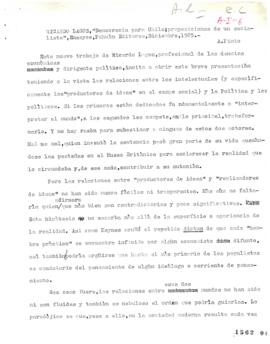 Democracia para Chile Proposiciones de Un Socialista. Reseña de Aníbal Pinto