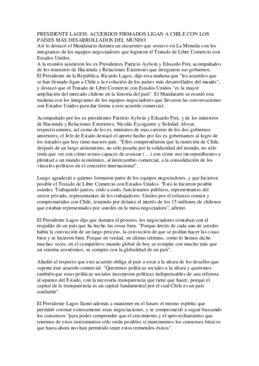 Almuerzo con equipo negociador del Tratado de Libre Comercio con Estados Unidos