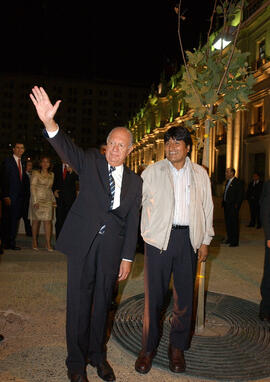 Visita del Presidente de la República al Centro Cultural Palacio de la Moneda