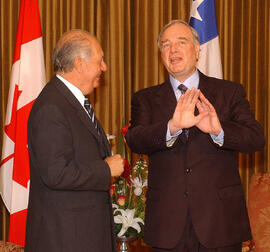 Reunión Presidente de la República con Primer Ministro de Canada