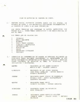 Plan de difusión de campaña de ideas