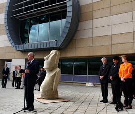 Ceremonia de Entrega de un Moai a la ciudad de Wellington