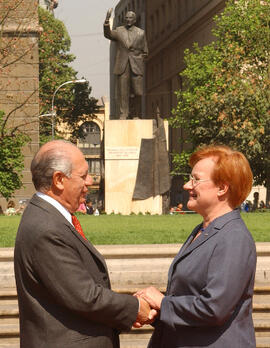 Visita de la Presidenta de Finlandia, recepción