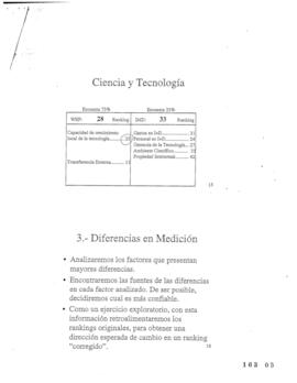 Informe Comparativo entre Encuestas del World Economic Forum y del Institute for Managment