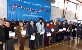 Entrega Certificado Alfabetización digital 250.000