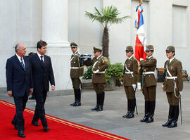 Recibimiento al Presidente de Bulgaria