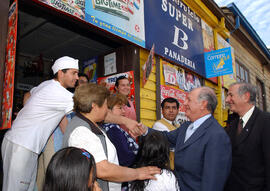 Entrega de Pavimentos y encuentro con familias de Chile Solidario, San Rosendo