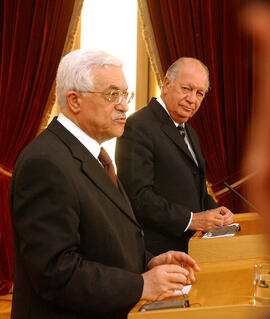 Encuentro con la prensa - Presidente Autoridad Nacional Palestina