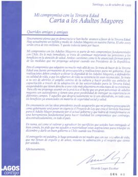Carta Abierta del Candidato Presidencial Ricardo Lagos a los Adultos Mayores
