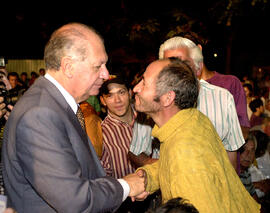 Cena con desposeídos de Santiago