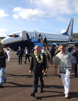 Presidente de la República inaugura Laboratorio en Isla de Pascua