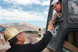 Visita obras camino Santiago - Colina - Los Andes